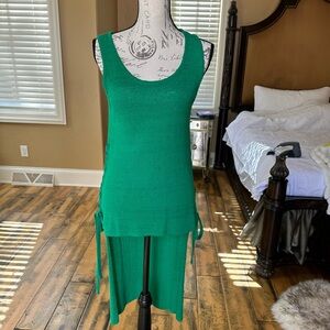Fever Emerald Green High Low Top